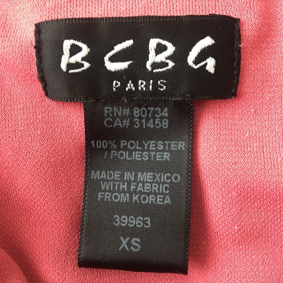 BCBG Pink V-neck Dress - Picture 4 of 5